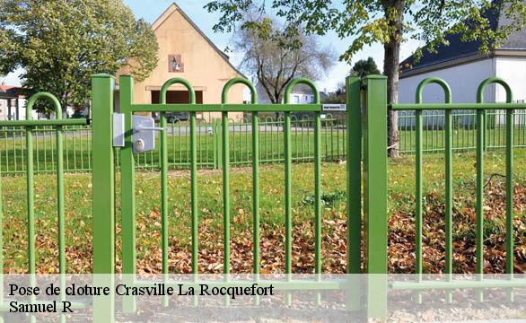 Pose de cloture  crasville-la-rocquefort-76740 Samuel R