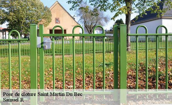 Pose de cloture  saint-martin-du-bec-76133 Samuel R