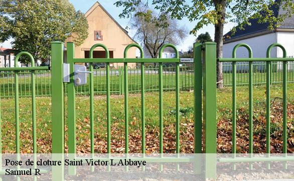 Pose de cloture  saint-victor-l-abbaye-76890 Samuel R